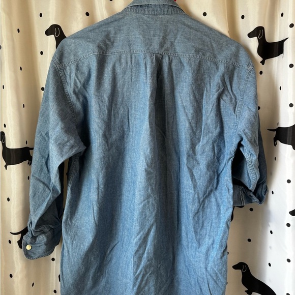 United Colors Of Benetton Blue Button Down Shirt - Picture 2 of 3